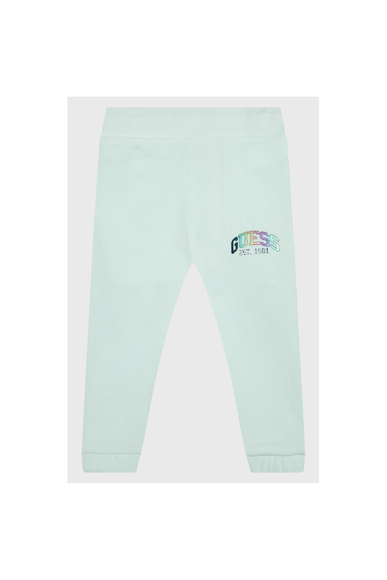 GUESS Pantaloni de trening copii Bumbac organic Verde - Pled.ro