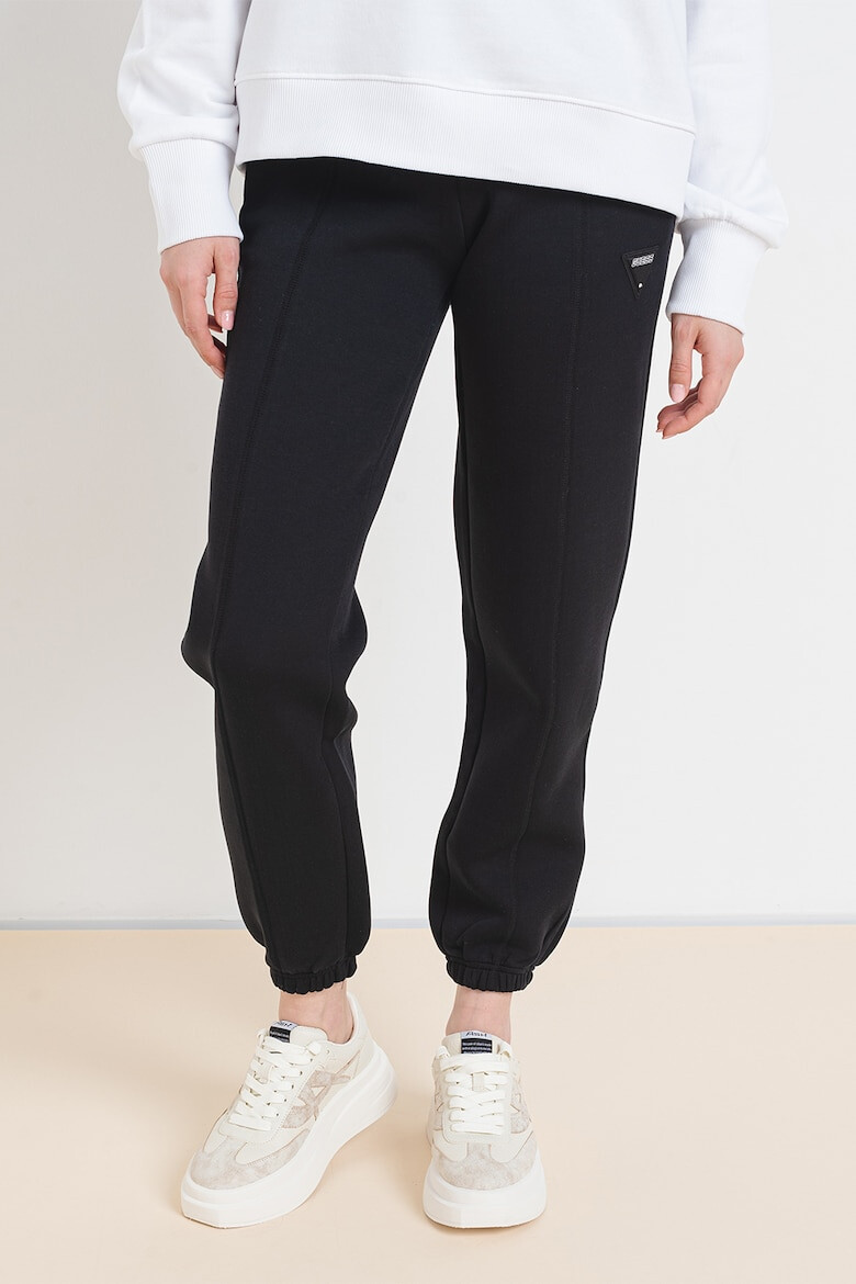 GUESS Pantaloni de trening din amestec de bumbac cu cusaturi frontale - Pled.ro