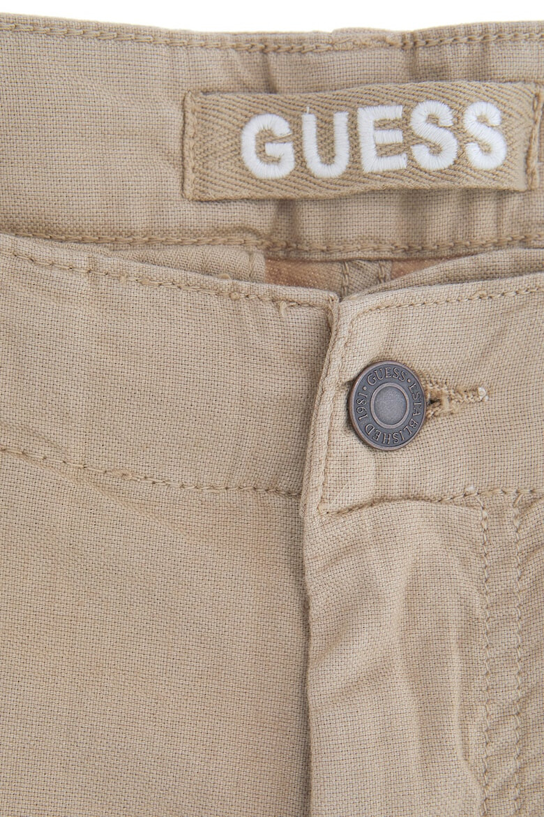 GUESS Pantaloni scurti cargo din amestec de in - Pled.ro