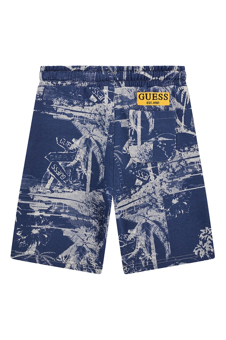 GUESS Pantaloni scurti cu imprimeu si 3 buzunare - Pled.ro