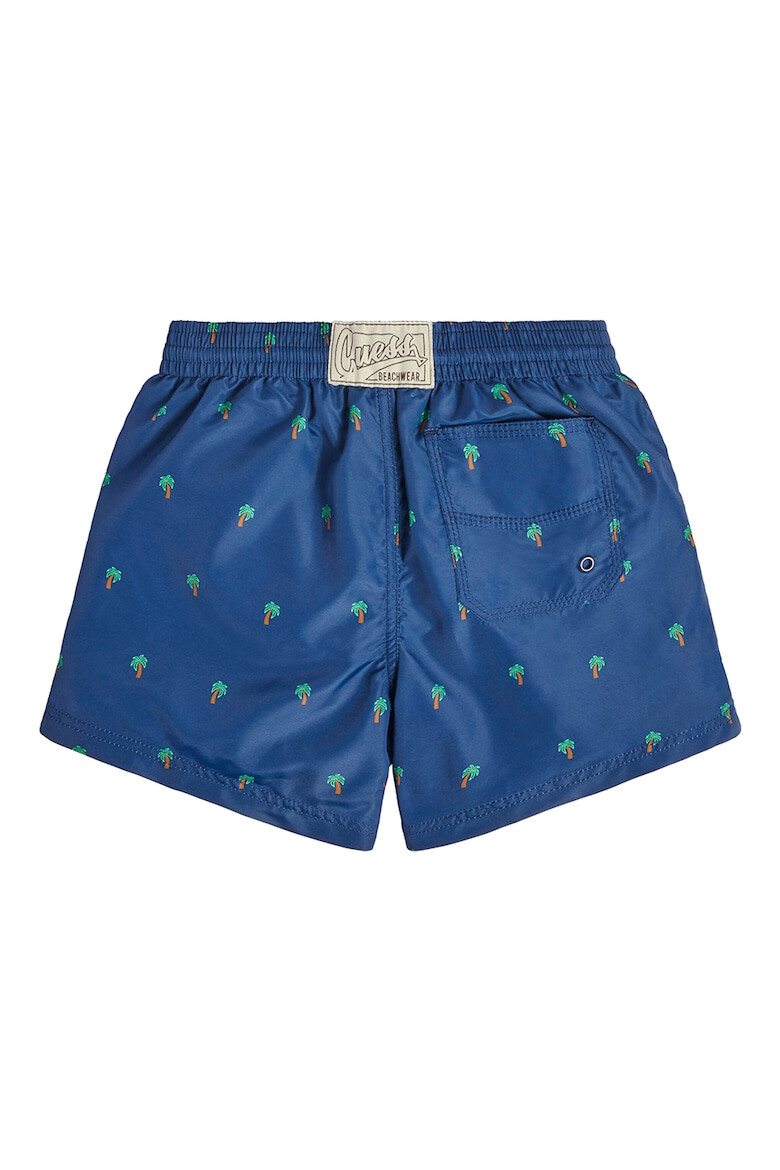 GUESS KIDS Pantaloni scurti de baie cu imprimeu si snur - Pled.ro