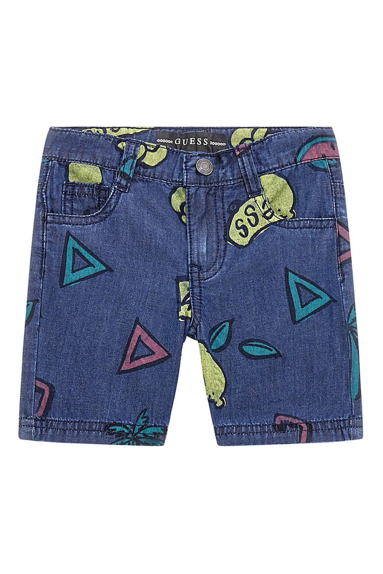 GUESS Pantaloni scurti de denim cu imprimeu grafic - Pled.ro