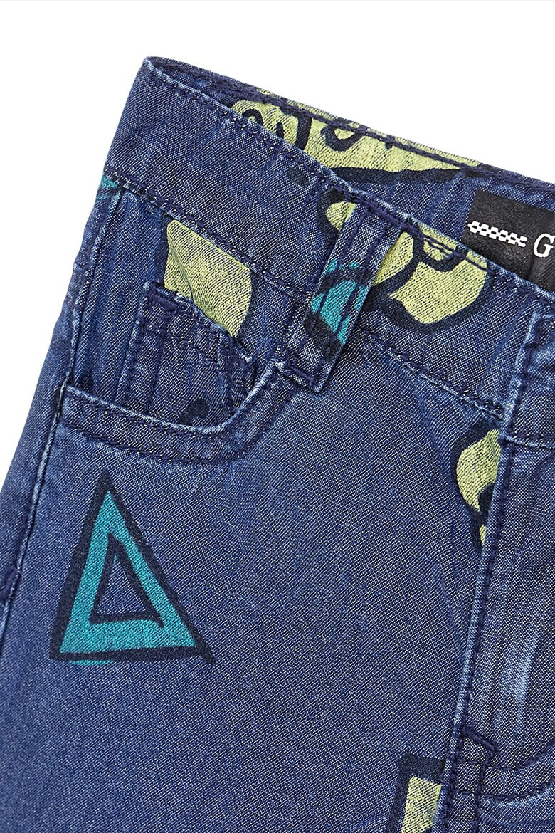 GUESS Pantaloni scurti de denim cu imprimeu grafic - Pled.ro