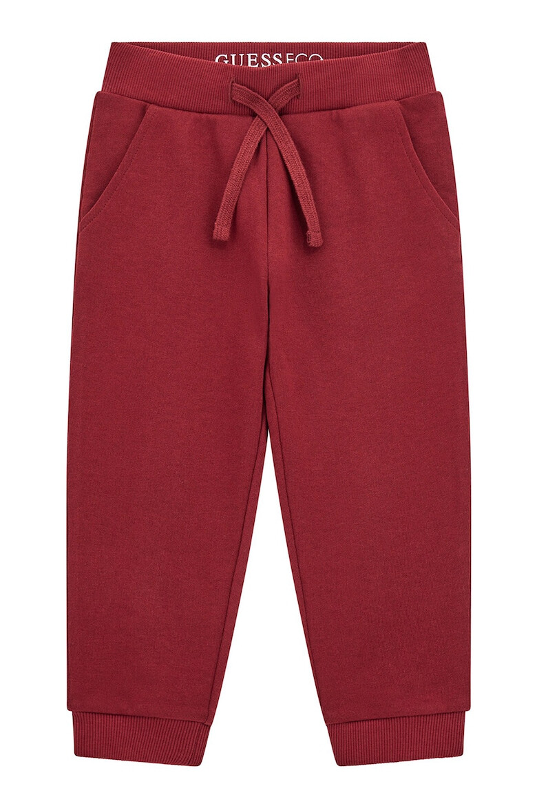 GUESS KIDS GUESS Pantaloni sport de bumbac cu snur in talie - Pled.ro