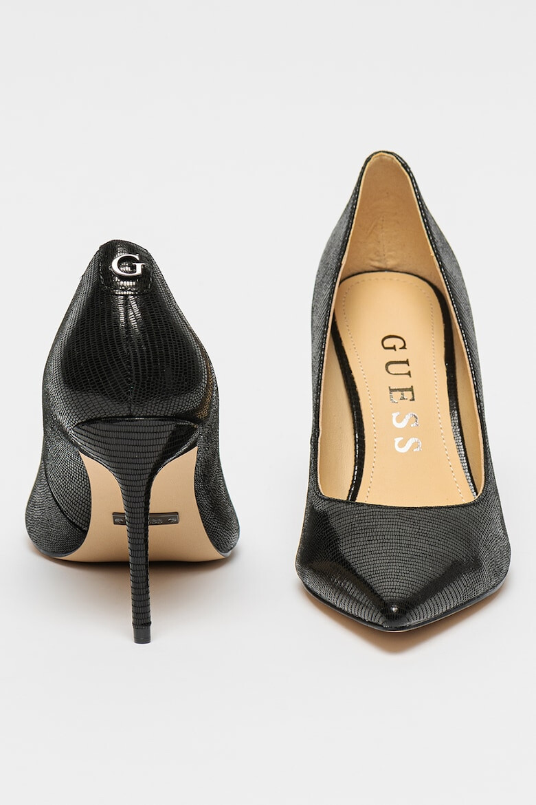 GUESS Pantofi de piele cu model piele de reptila - Pled.ro