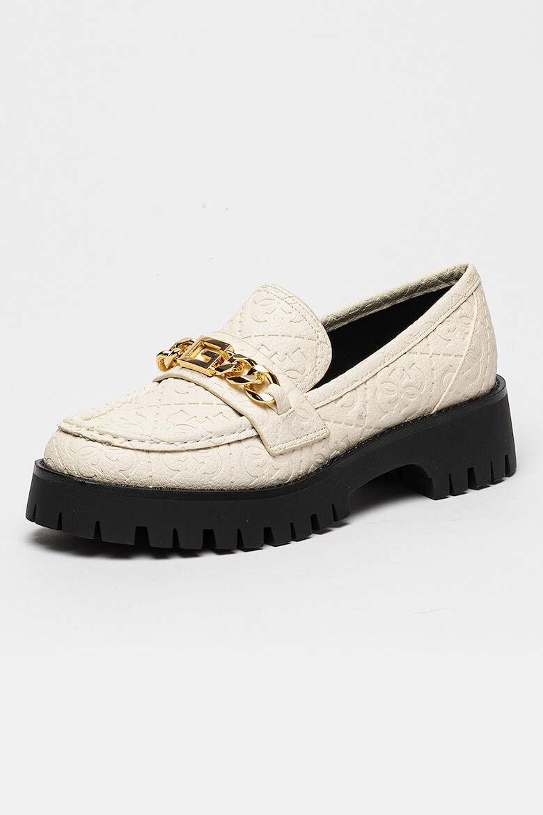 GUESS Pantofi loafer din piele ecologica cu model monograma - Pled.ro