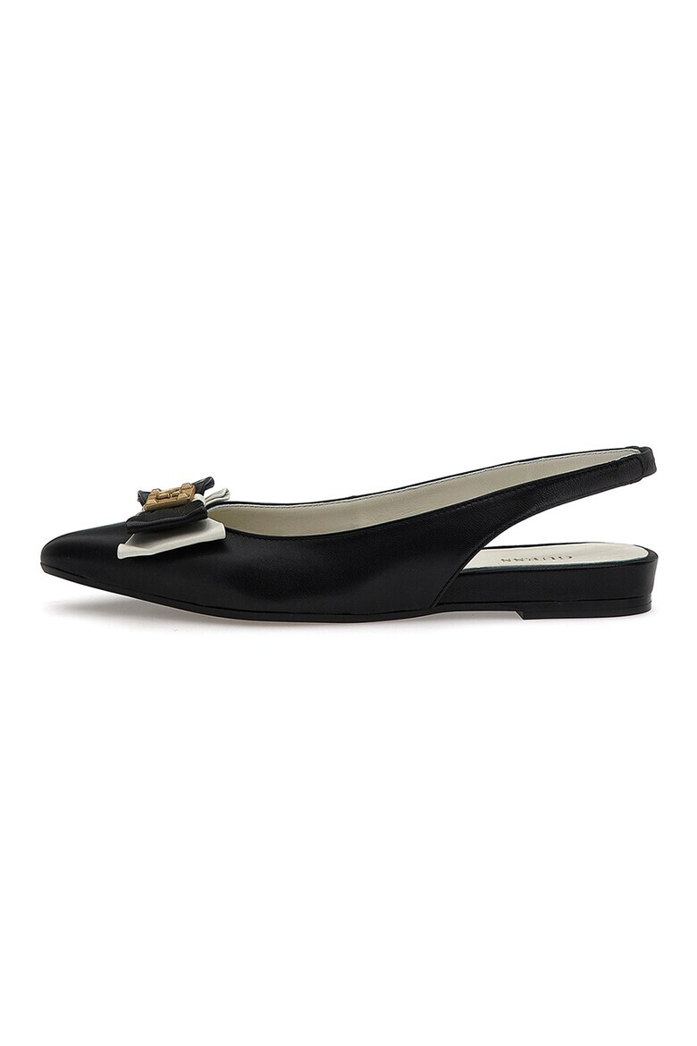 Guess Pantofi slingback de piele cu funda - Pled.ro