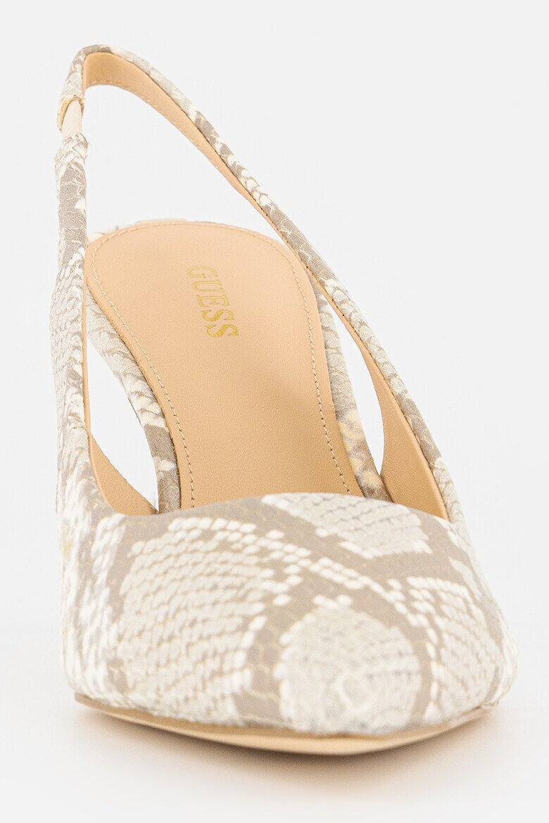 Guess Pantofi slingback de piele cu toc inalt - Pled.ro