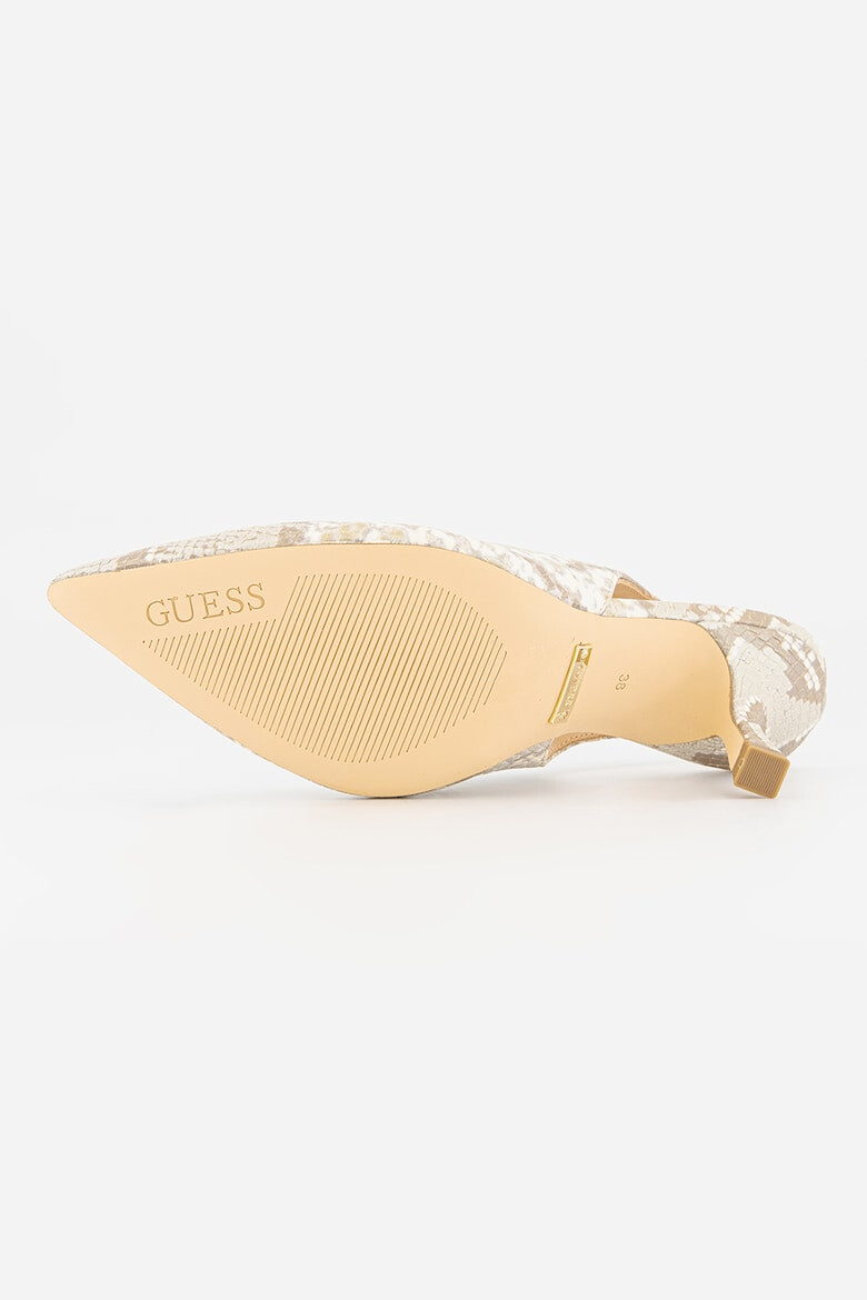 Guess Pantofi slingback de piele cu toc inalt - Pled.ro