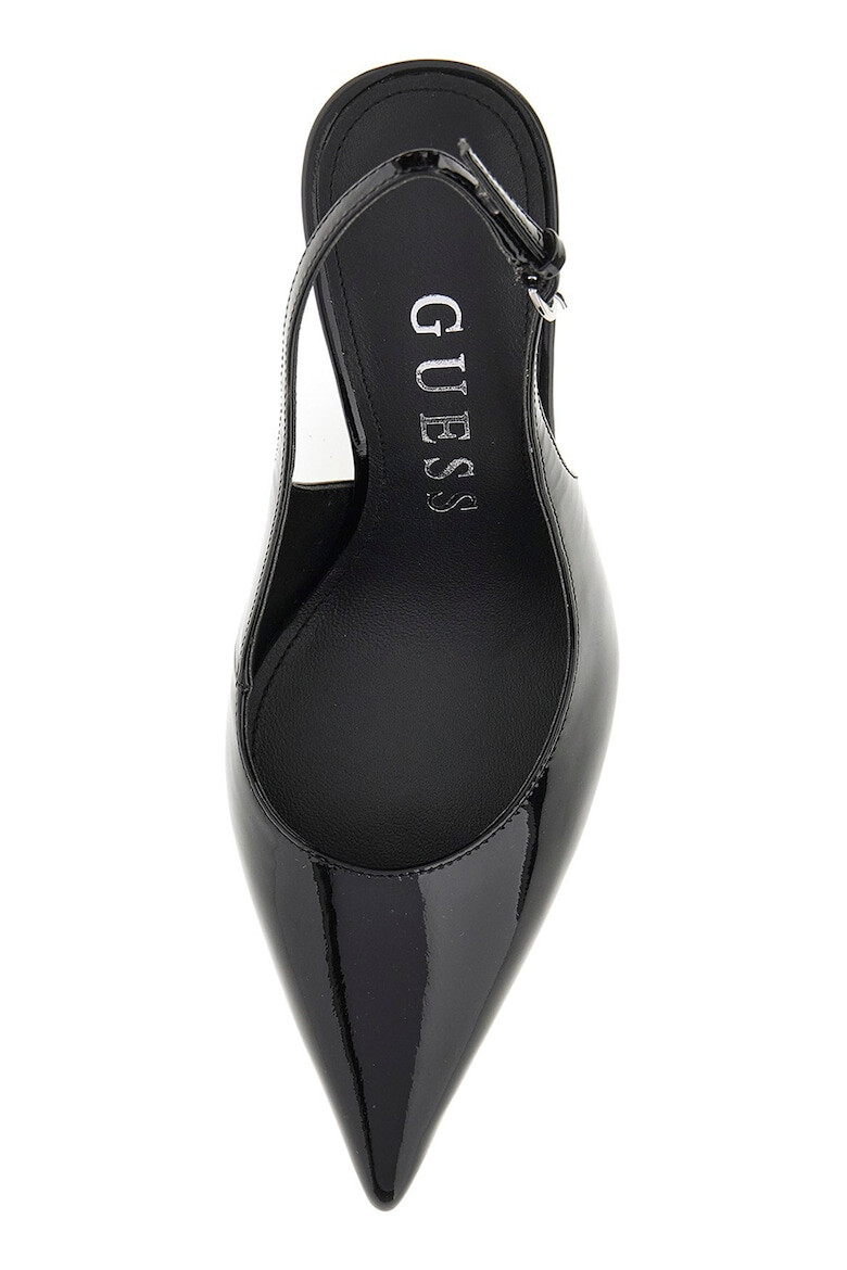 GUESS Pantofi slingback de piele ecologica cu aspect lacuit - Pled.ro