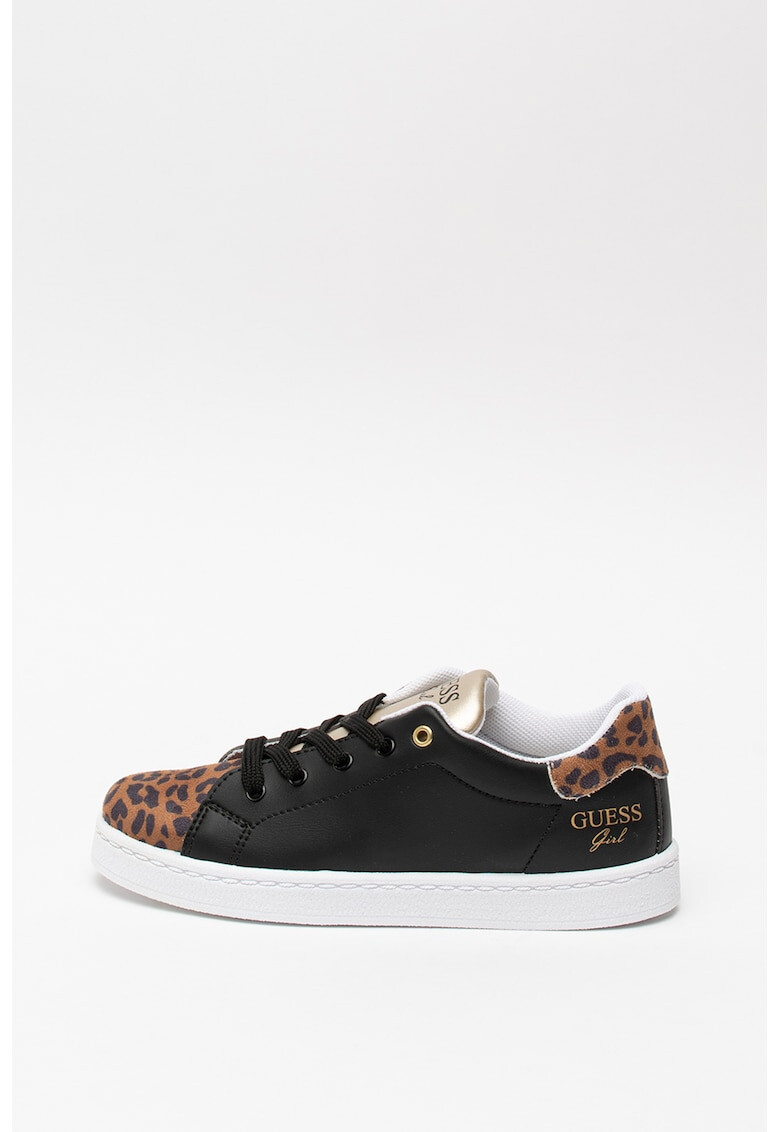 Guess Pantofi sport de piele ecologica cu animal print Lucele - Pled.ro