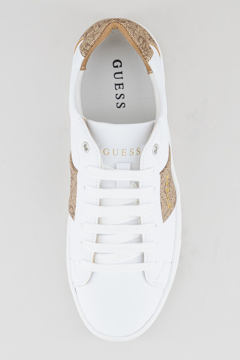 GUESS Pantofi sport de piele ecologica cu model monograma - Pled.ro