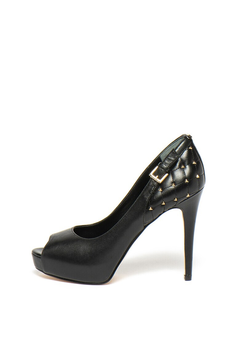 Guess Pantofi stiletto de piele cu varf decupat - Pled.ro