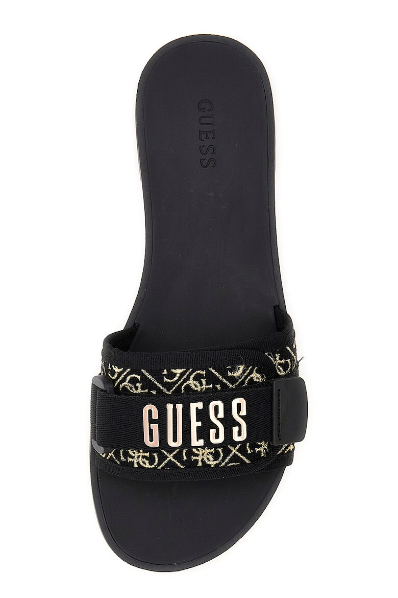 GUESS Papuci cu aplicatie metalica cu logo Elyze - Pled.ro