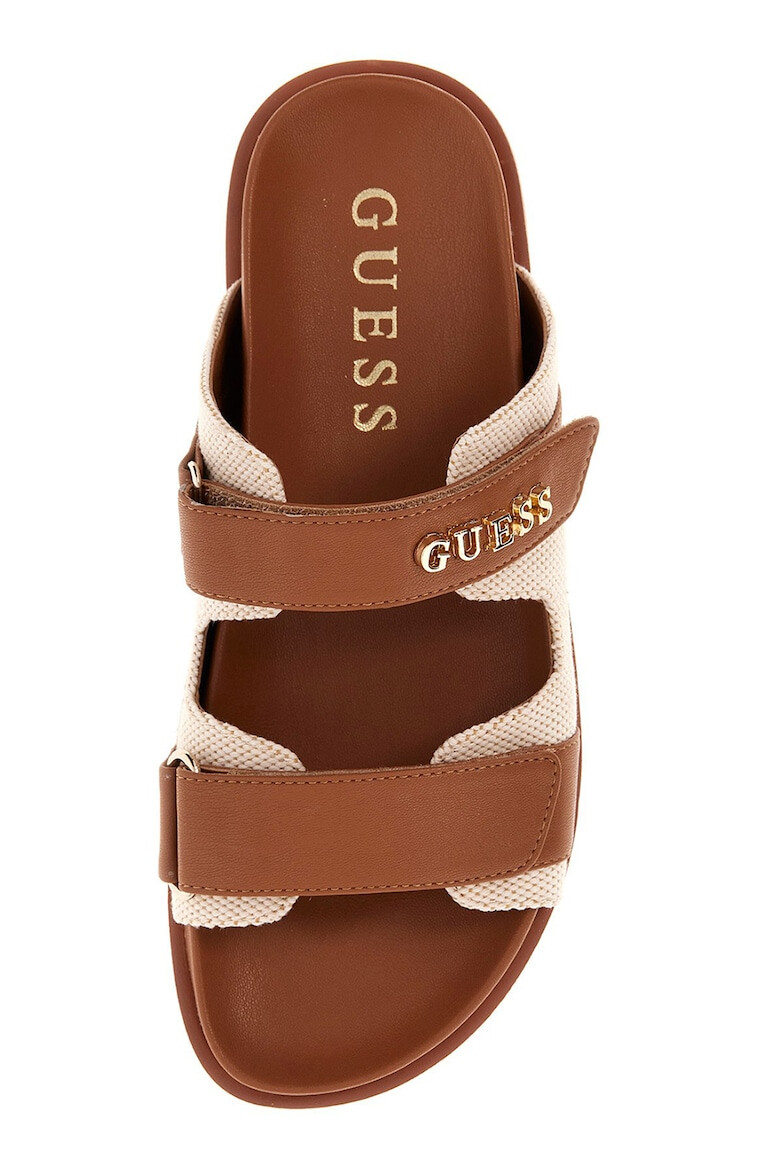 GUESS Papuci cu velcro si garnituri textile - Pled.ro