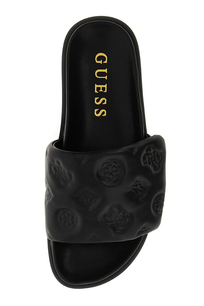 GUESS Papuci cu velcro si logo stantat - Pled.ro