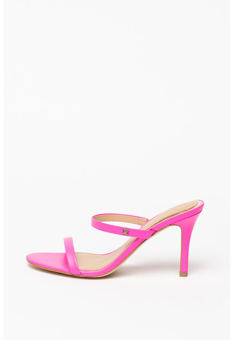 Guess Papuci din piele cu toc stiletto - Pled.ro