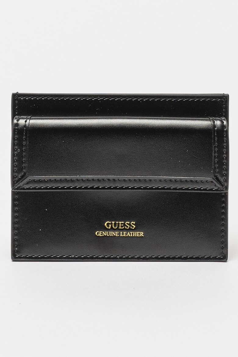 Guess Portcart de piele cu buzunar exterior - Pled.ro