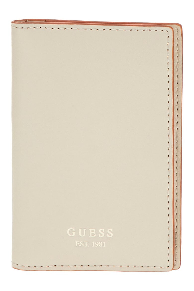 GUESS Portcart de piele cu logo - Pled.ro