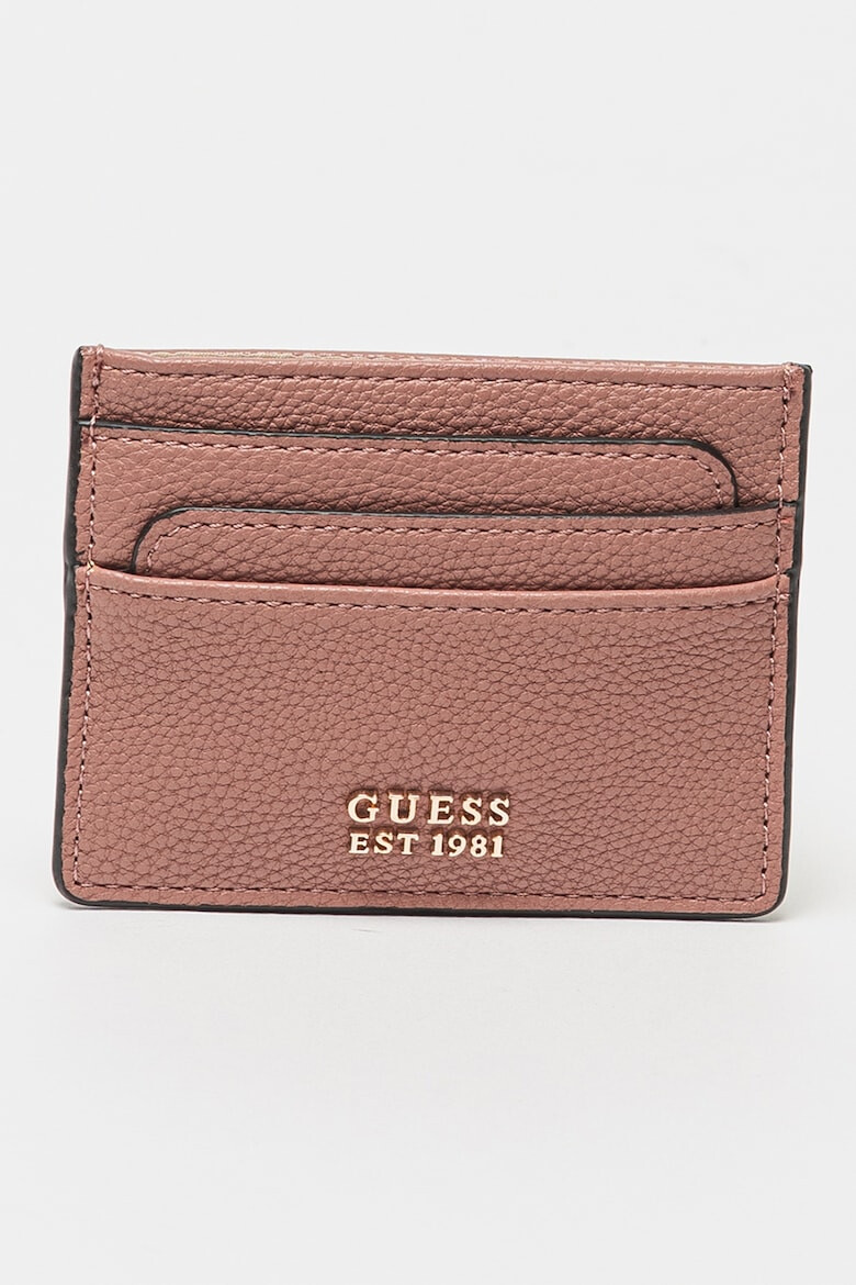 Guess Portcart de piele ecologica cu logo metalic - Pled.ro