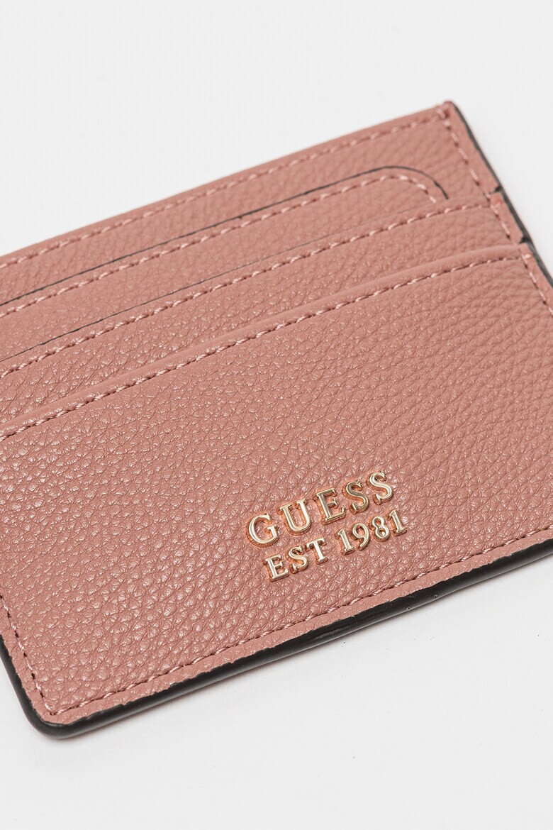 Guess Portcart de piele ecologica cu logo metalic - Pled.ro