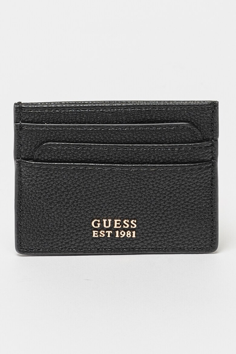 Guess Portcart de piele ecologica cu logo metalic - Pled.ro