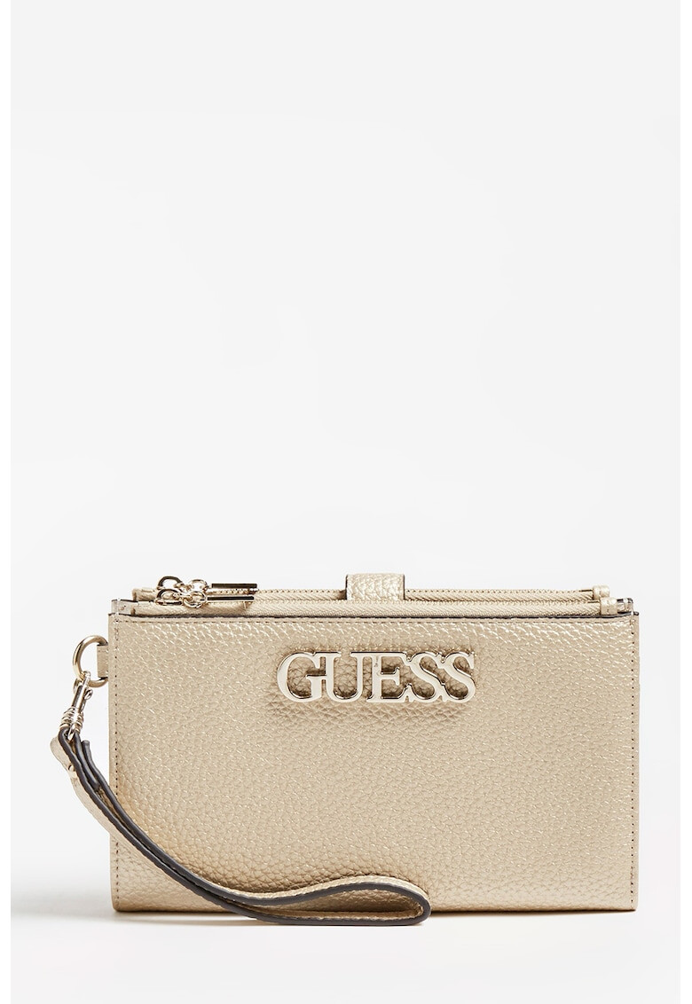 Guess Portofel cu aspect metalizat Uptown Chic - Pled.ro