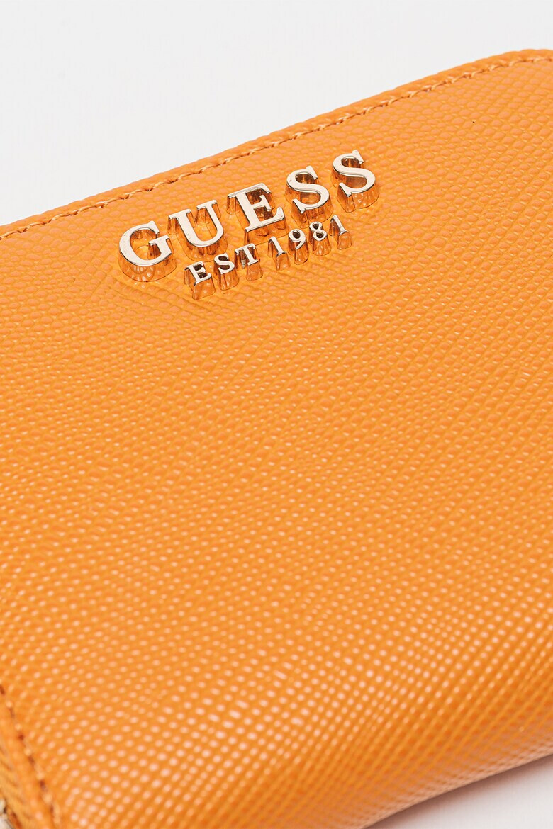 GUESS Portofel de piele ecologica cu aplicatie logo metalica Laurel - Pled.ro