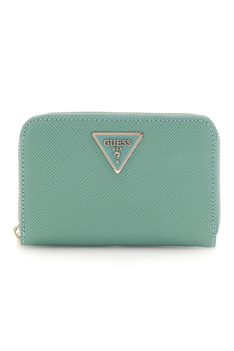 GUESS Portofel de piele ecologica cu aspect de piele Saffiano Laurel - Pled.ro