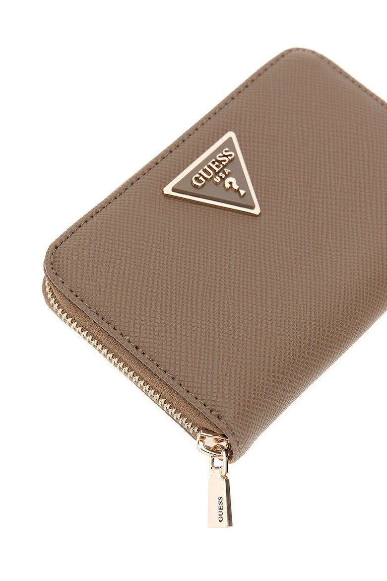 GUESS Portofel de piele ecologica cu aspect de piele Saffiano Laurel - Pled.ro