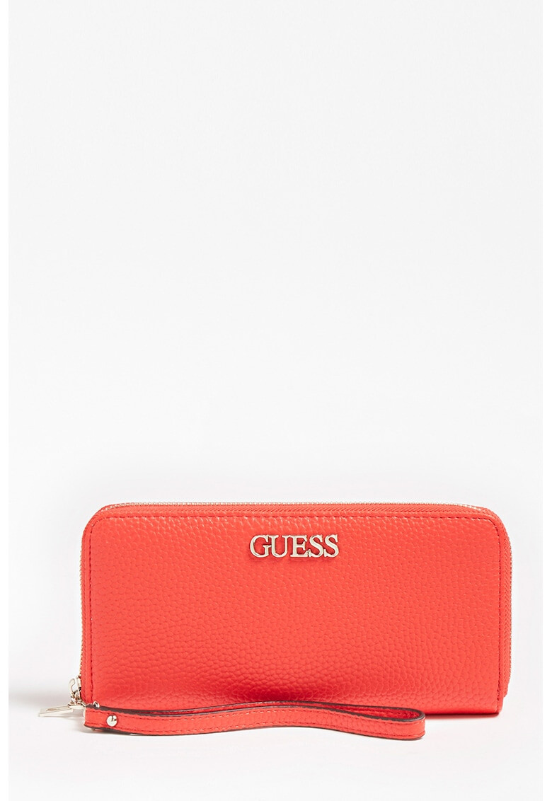 Guess Portofel de piele ecologica cu aspect texturat Alby - Pled.ro