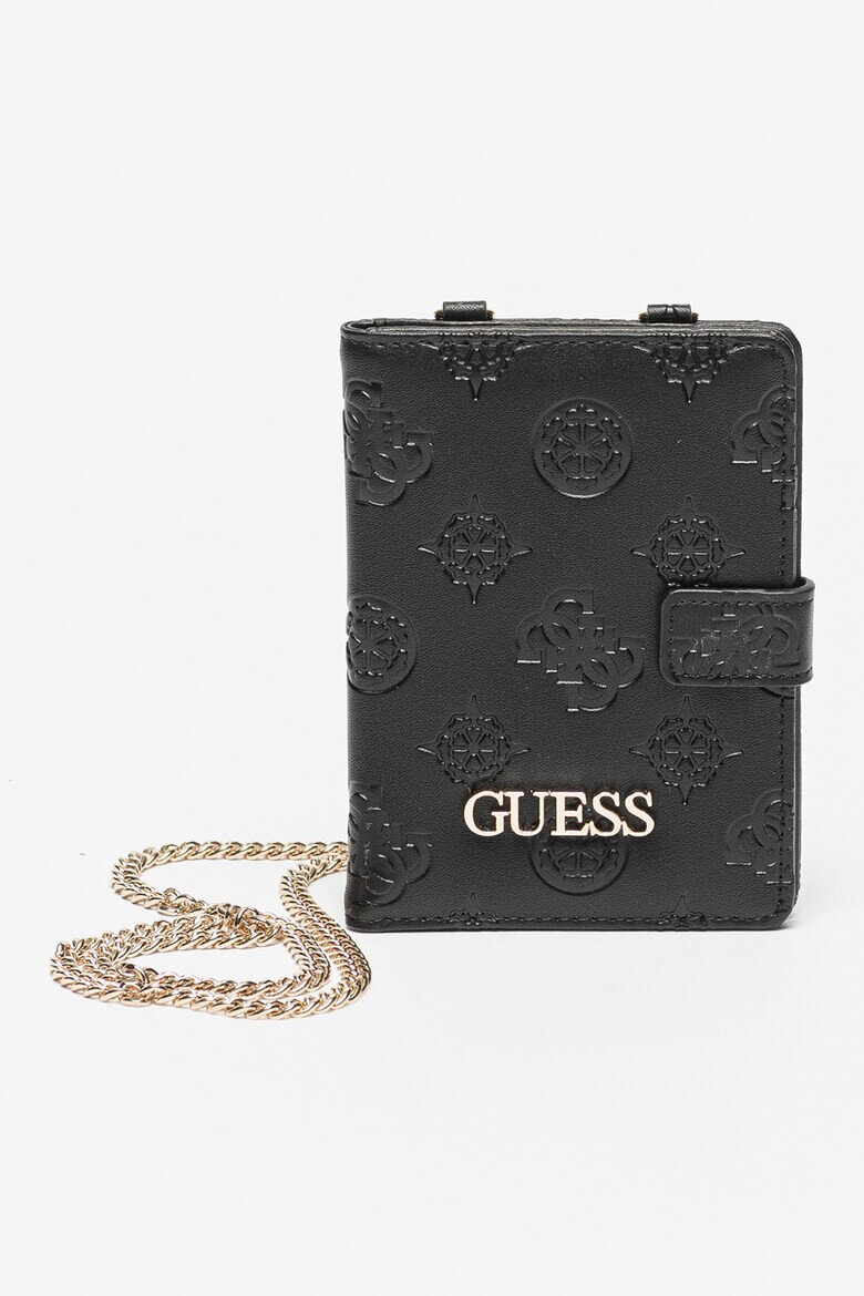 Guess Portofel de piele ecologica cu bareta lant Wilder Travel - Pled.ro