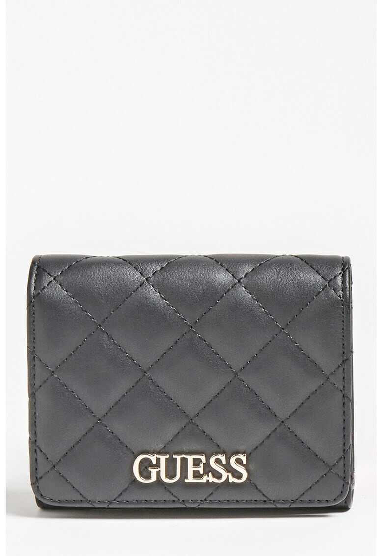 Guess Portofel de piele ecologica cu logo metalic Illy - Pled.ro