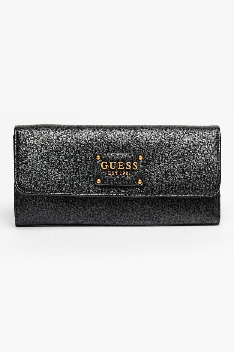 Guess Portofel din piele ecologica cu clapa Centre Stage - Pled.ro