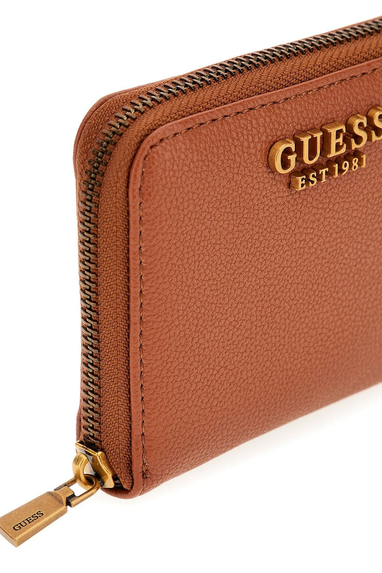 GUESS Portofel mic de piele ecologica Malva - Pled.ro