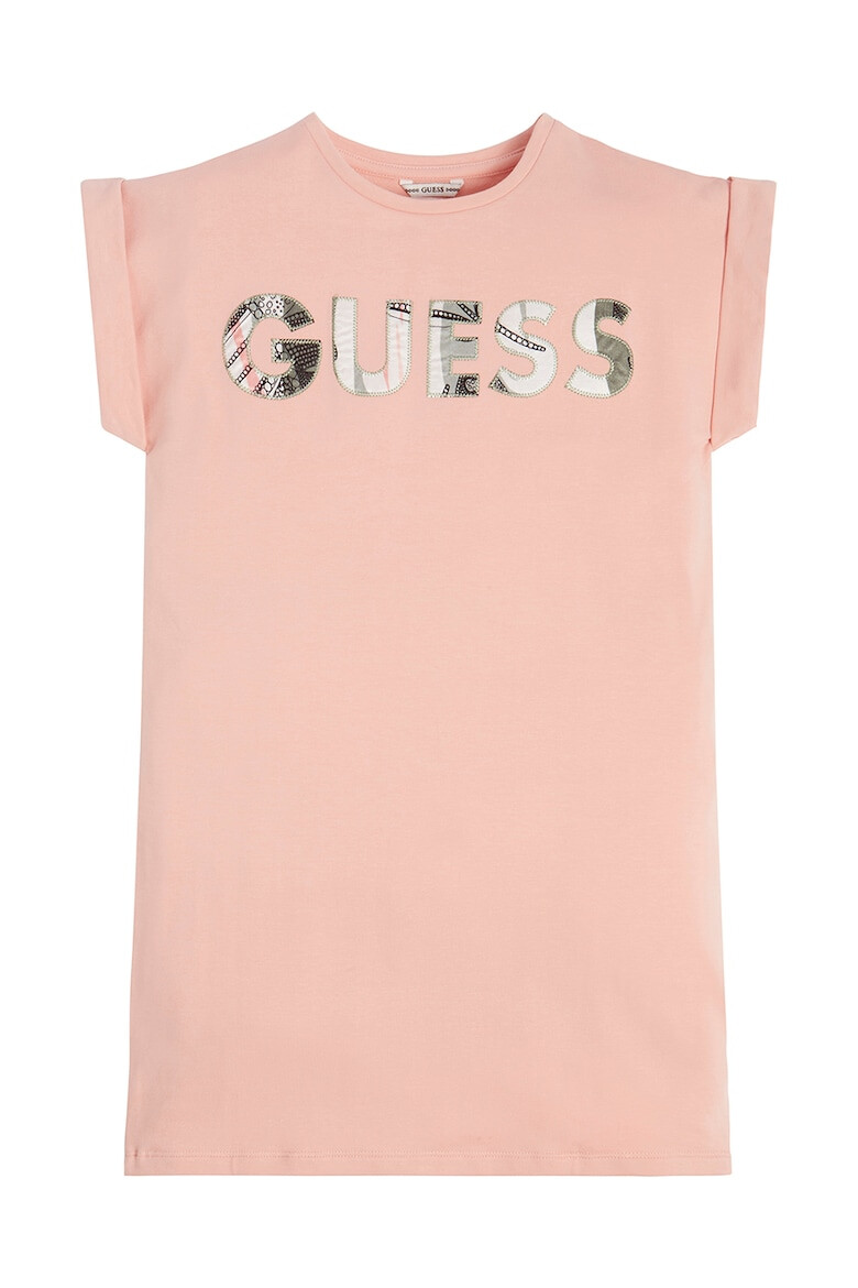 GUESS KIDS Rochie din amestec de bumbac cu logo - Pled.ro