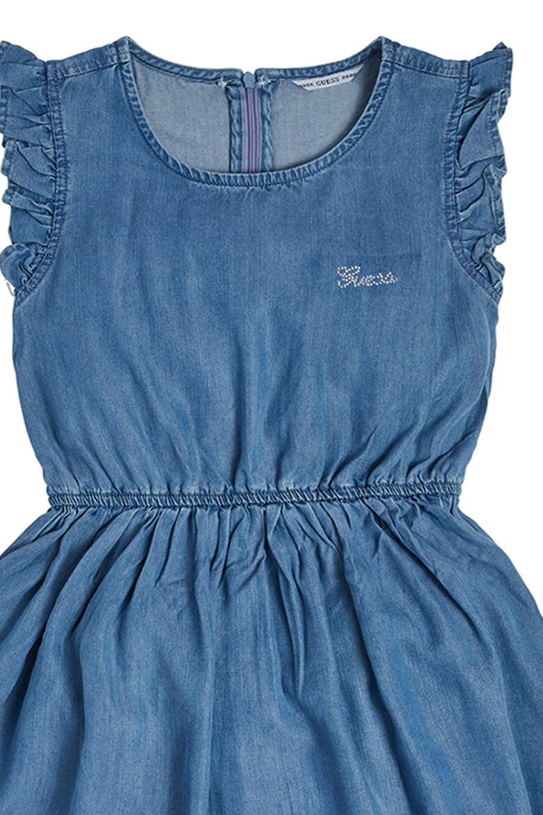 GUESS KIDS Rochie din amestec de lyocell cu fronseuri - Pled.ro