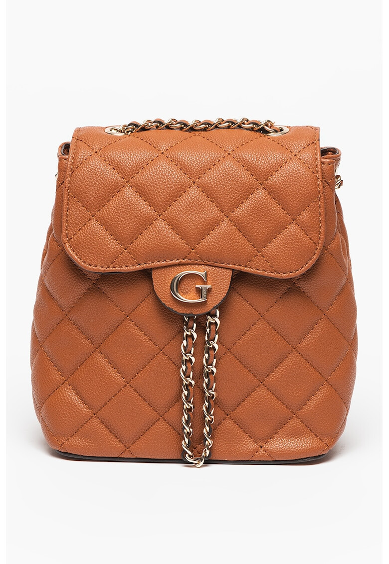 Guess Rucsac de piele ecologica cu aspect matlasat Gillian - Pled.ro