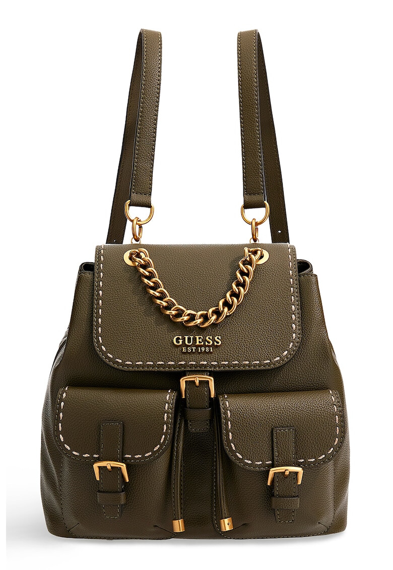 Guess Rucsac de piele ecologica cu cusaturi contrastante No Limit - Pled.ro