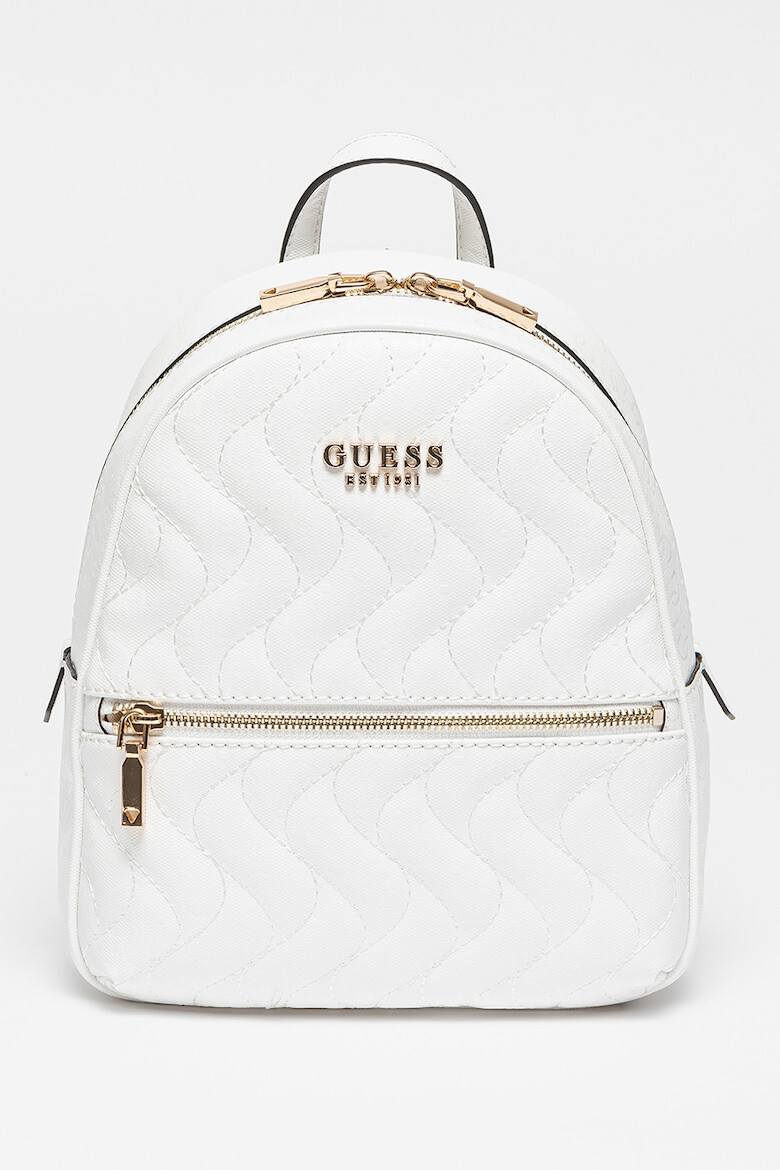 Guess Rucsac de piele ecologica cu logo metalic Sasky - Pled.ro