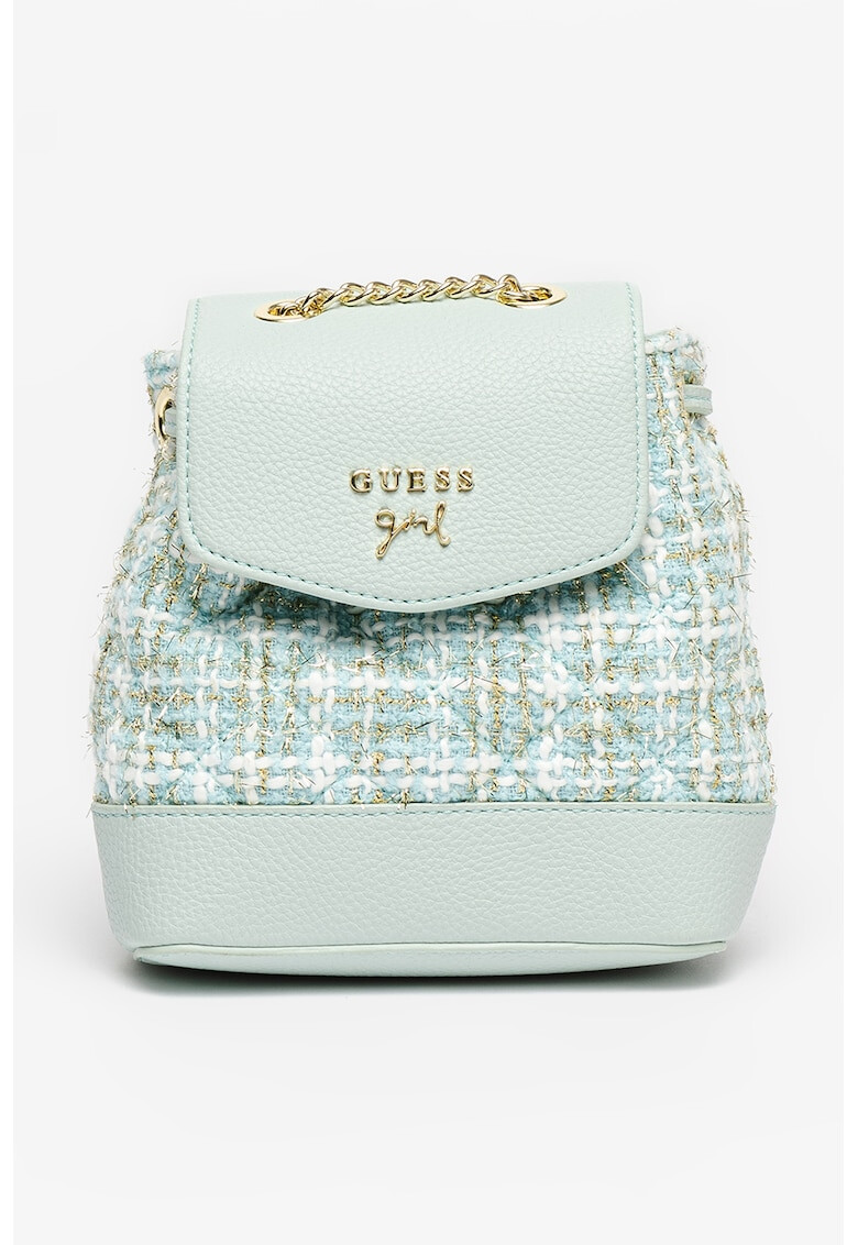 Guess Rucsac din tuid cu lanturi metalice Leah - Pled.ro