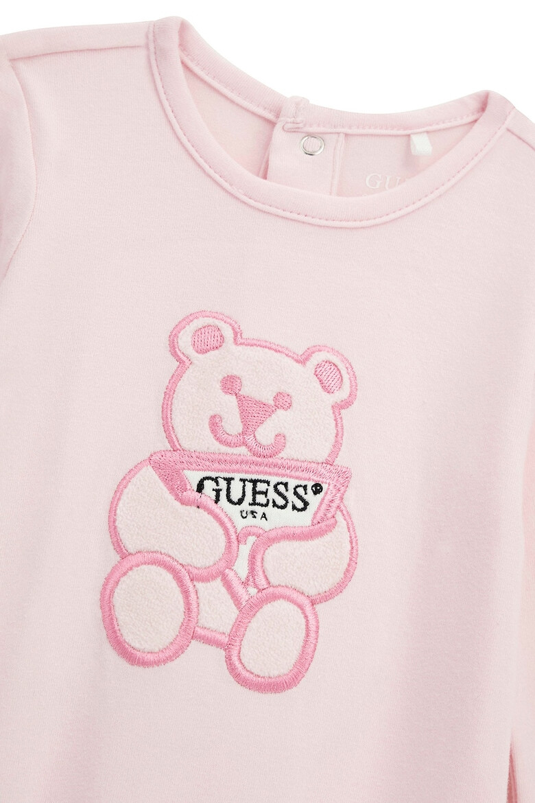 GUESS KIDS Salopeta cu botosei si detaliu cu broderie - Pled.ro