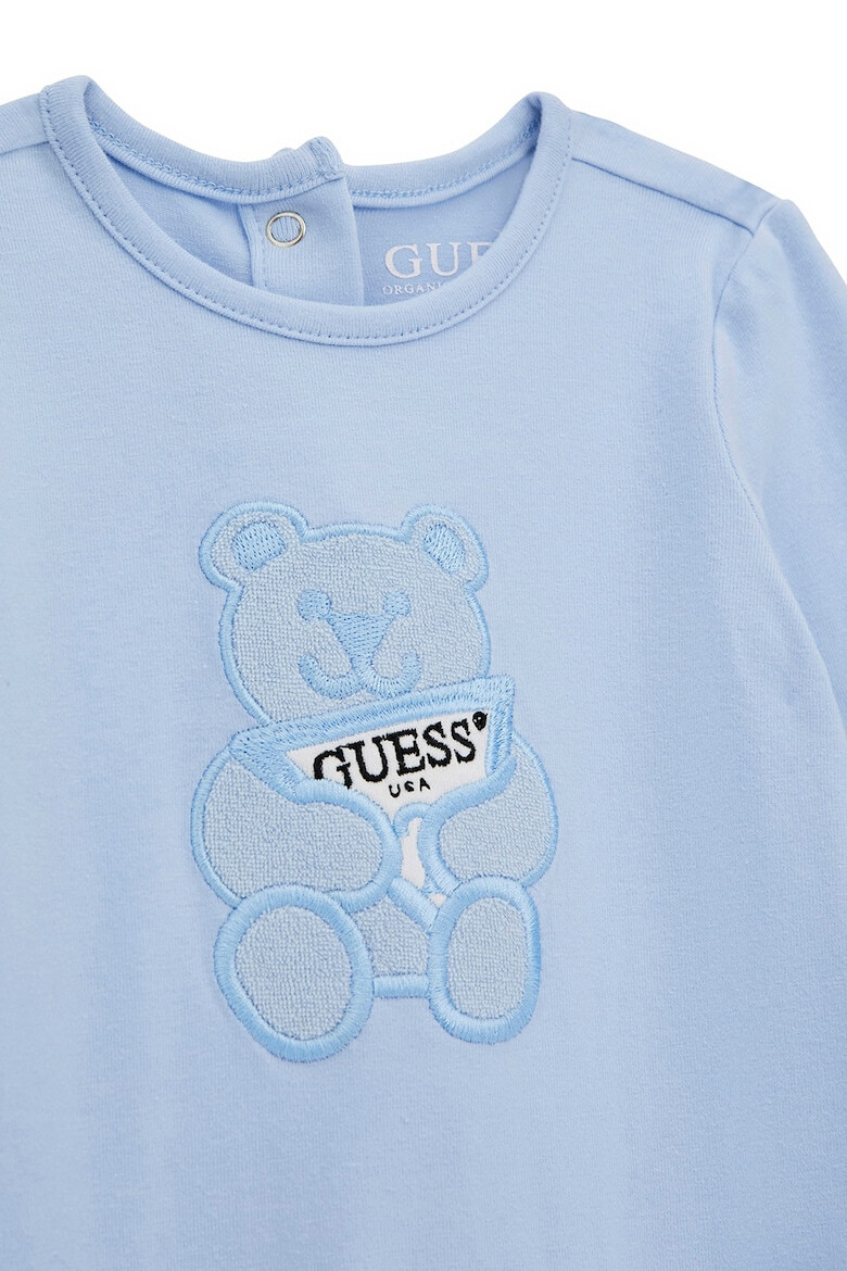 GUESS KIDS Salopeta cu botosei si detaliu cu broderie - Pled.ro