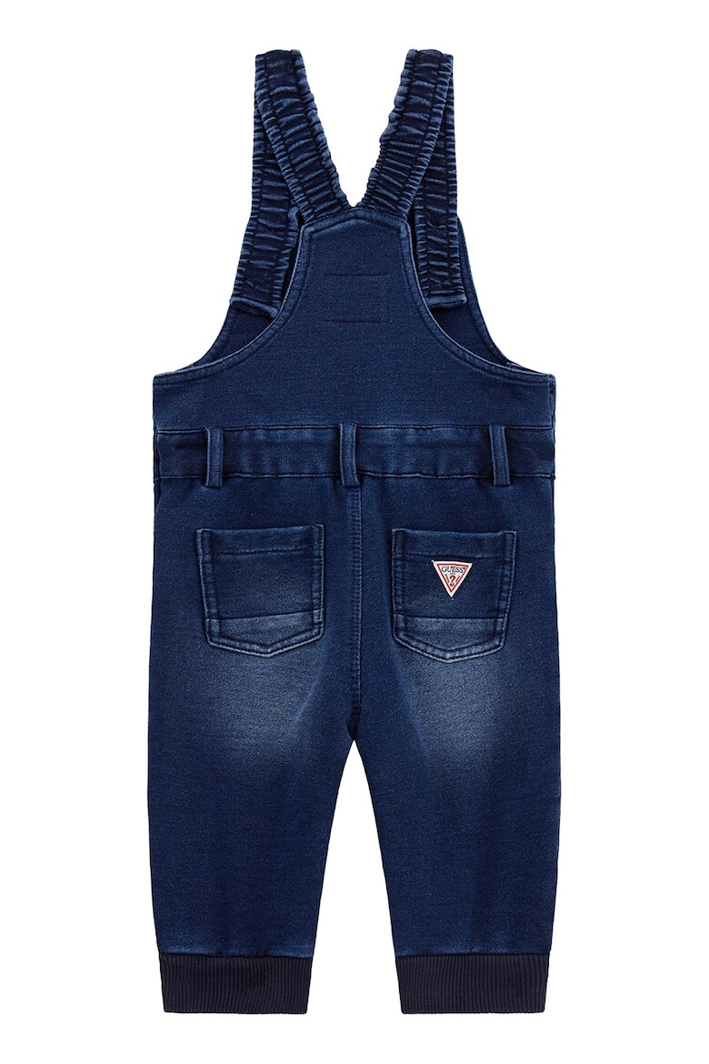 GUESS KIDS GUESS Salopeta de denim cu logo brodat - Pled.ro