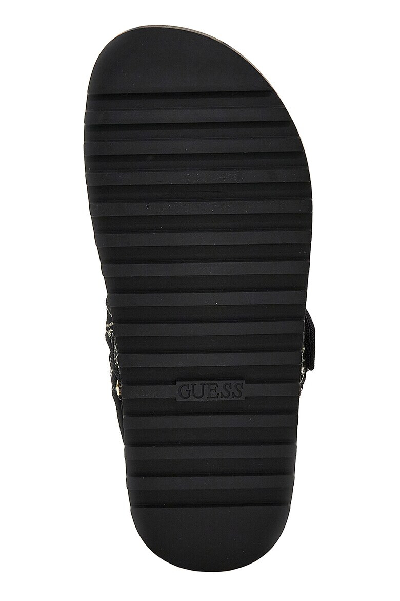 GUESS Sandale cu velcro si logo metalic - Pled.ro