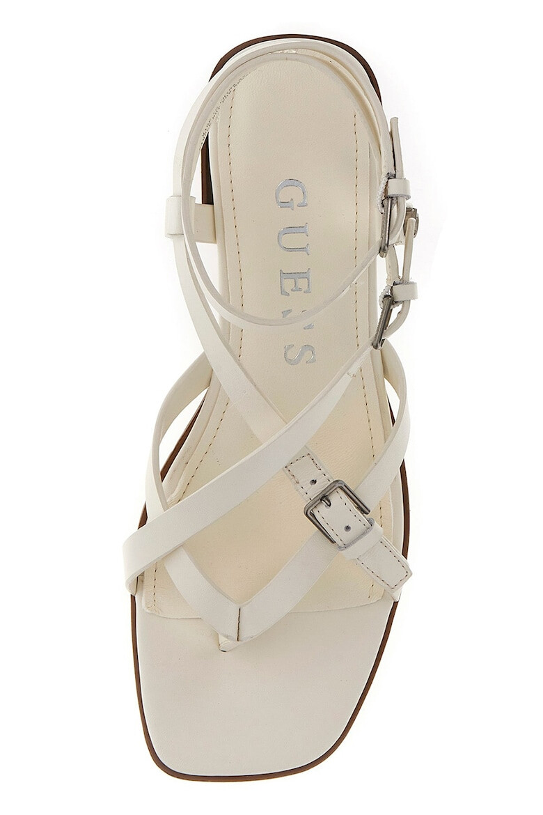 GUESS Sandale de piele cu barete incrucisate - Pled.ro