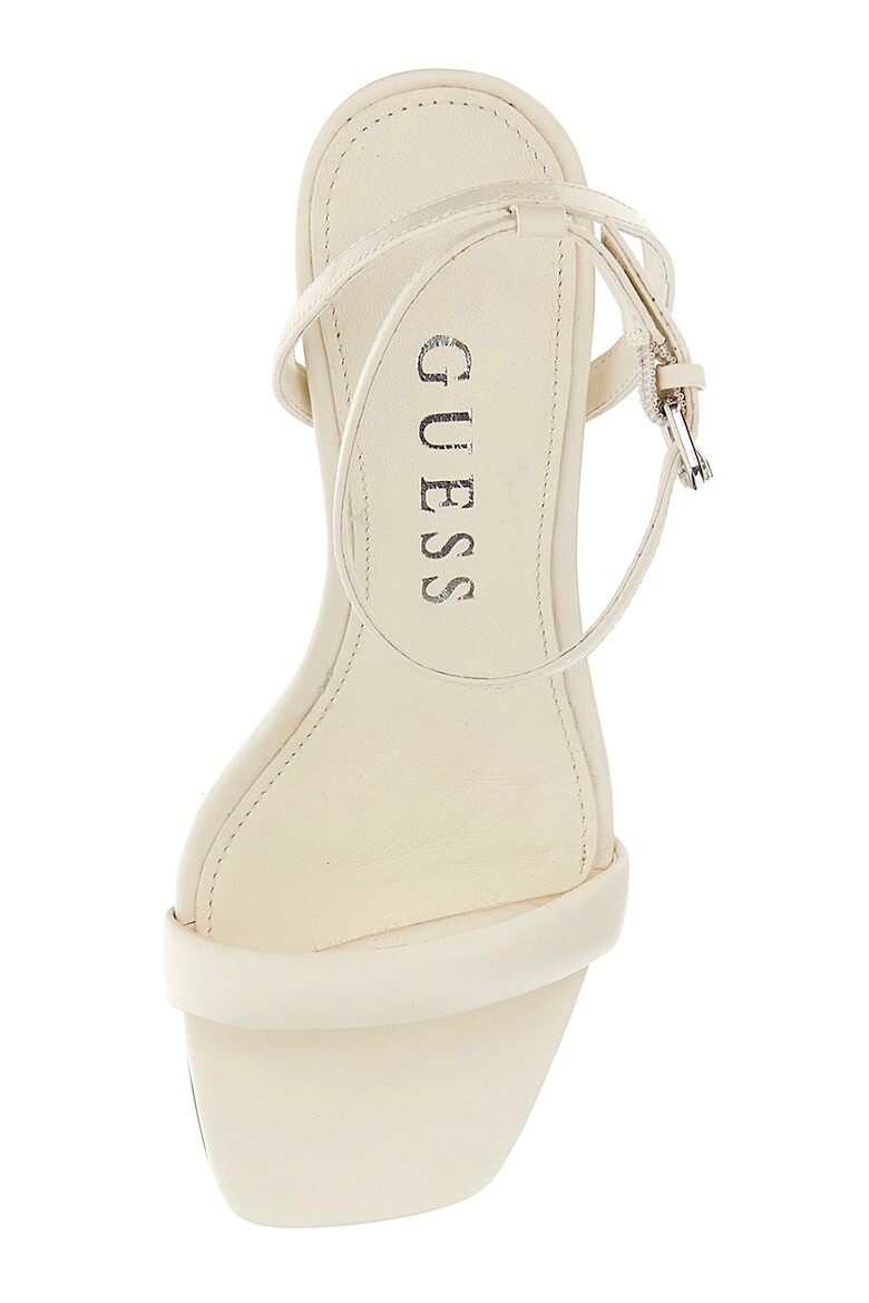 GUESS Sandale de piele cu toc masiv - Pled.ro