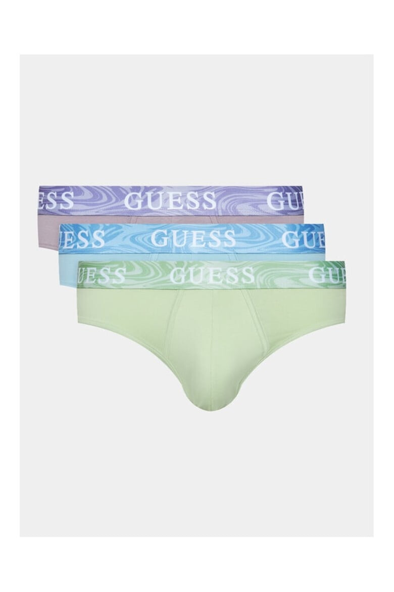 GUESS Set 3 perechi de boxeri 996063 Multicolor Bumbac - Pled.ro