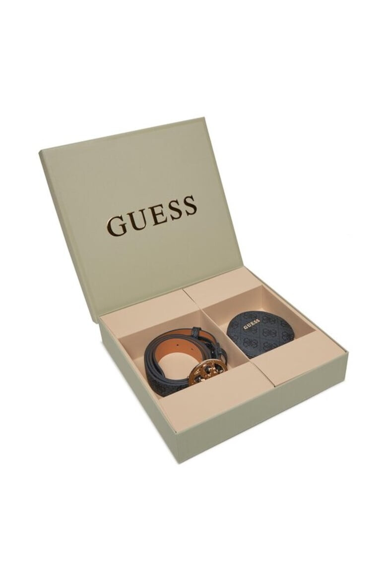 GUESS Set curea si husa dama 762493 Piele ecologica Gri - Pled.ro