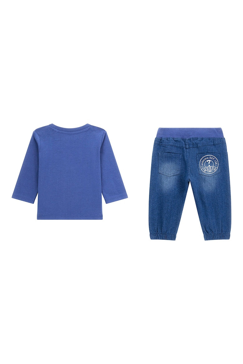 GUESS KIDS GUESS Set de bluza cu imprimeu si blugi relaxed fit - Pled.ro